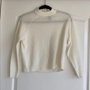 Karen Scott mock neck spring sweater
